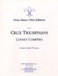 Crux Triumphans SATB choral sheet music cover